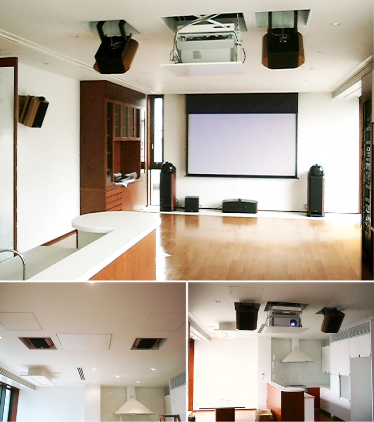 Y様宅のホームシアター サウンドビジョン