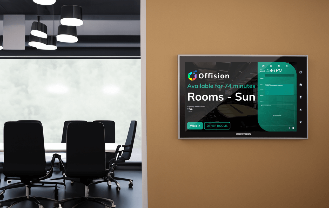 Crestron Booking Panels